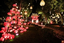 colourful lanterns to light up hoan kiem lake area next week